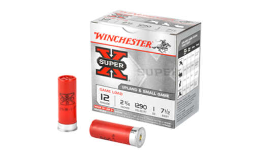 Ammunition Winchester Ammunition Super X 12Gauge WIN SPRX 12GA 2.75" #7.5 25/250 • Model: Super-X